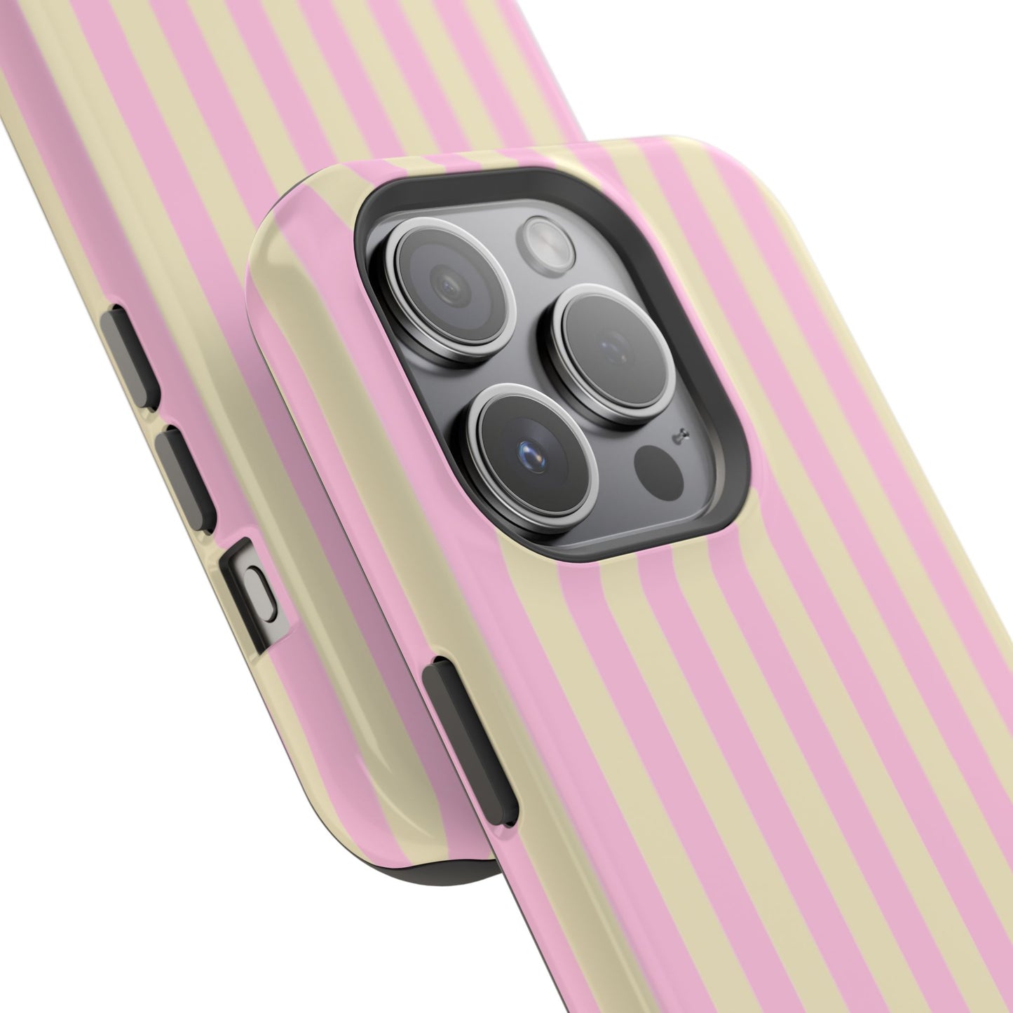 Summer Stripes Case In Sunny Yellow + Perfect Pink
