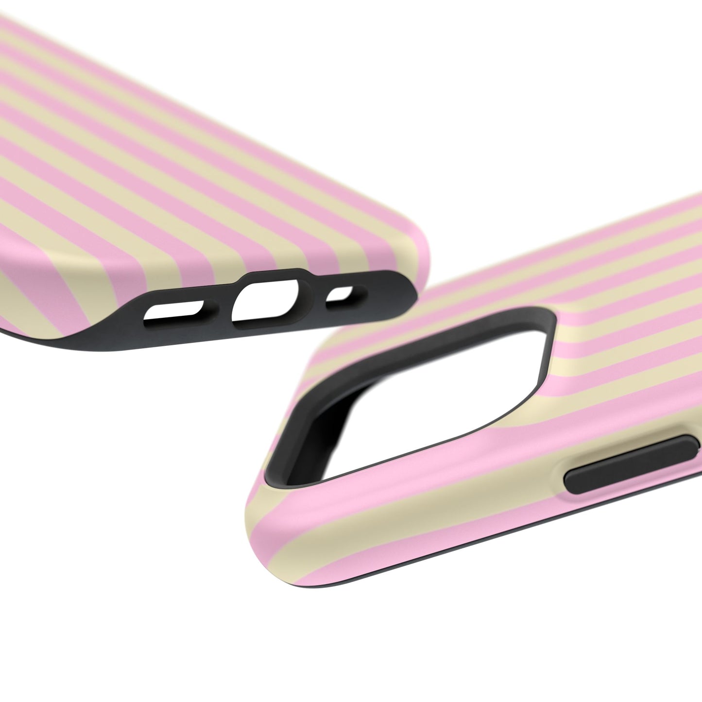 Summer Stripes Case In Sunny Yellow + Perfect Pink