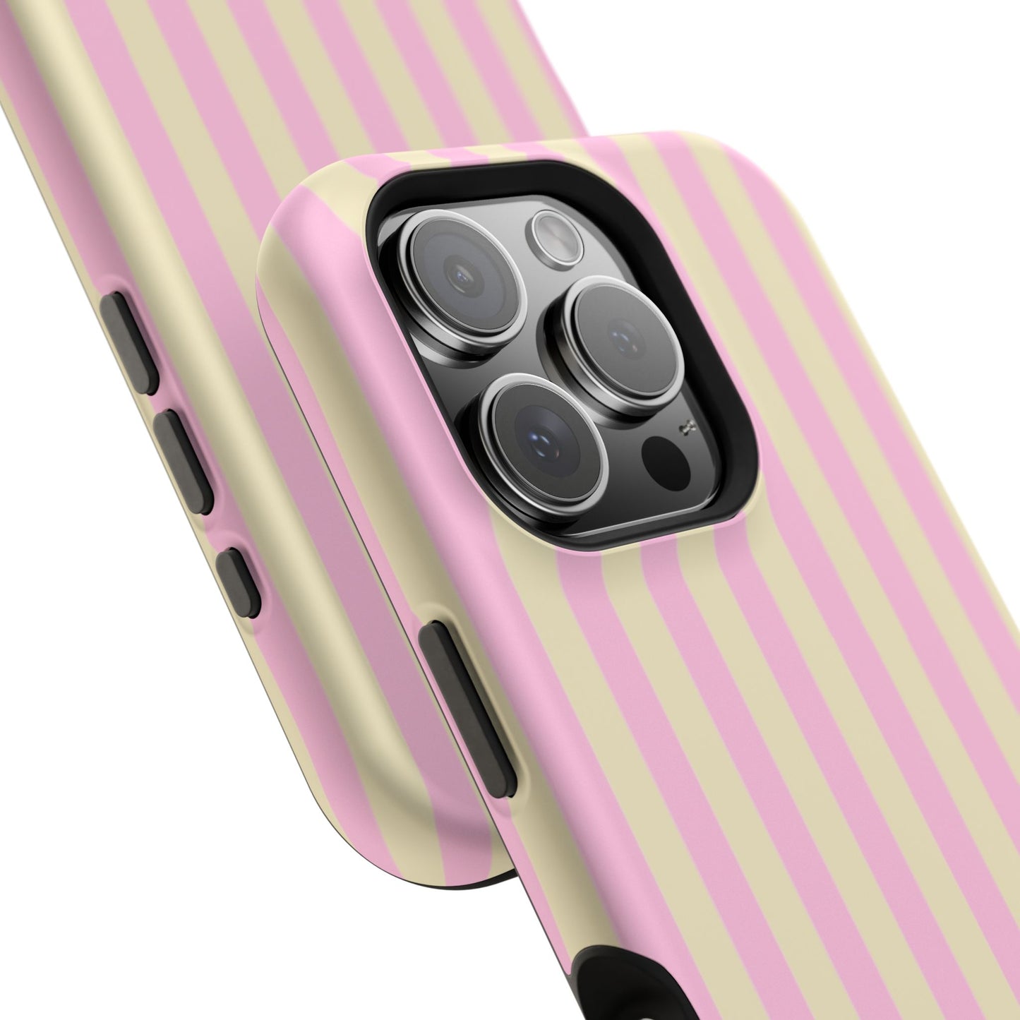 Summer Stripes Case In Sunny Yellow + Perfect Pink