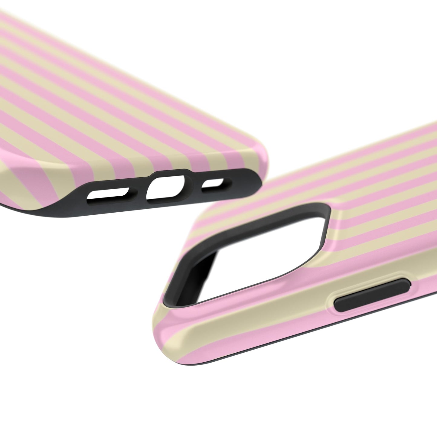 Summer Stripes Case In Sunny Yellow + Perfect Pink