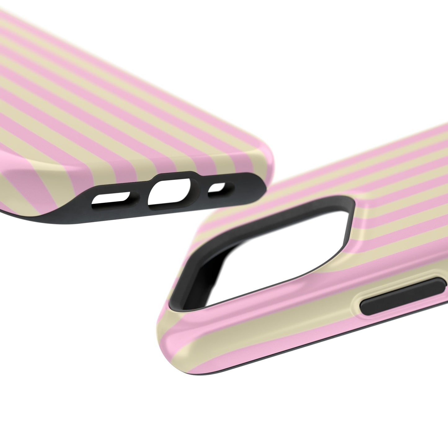 Summer Stripes Case In Sunny Yellow + Perfect Pink