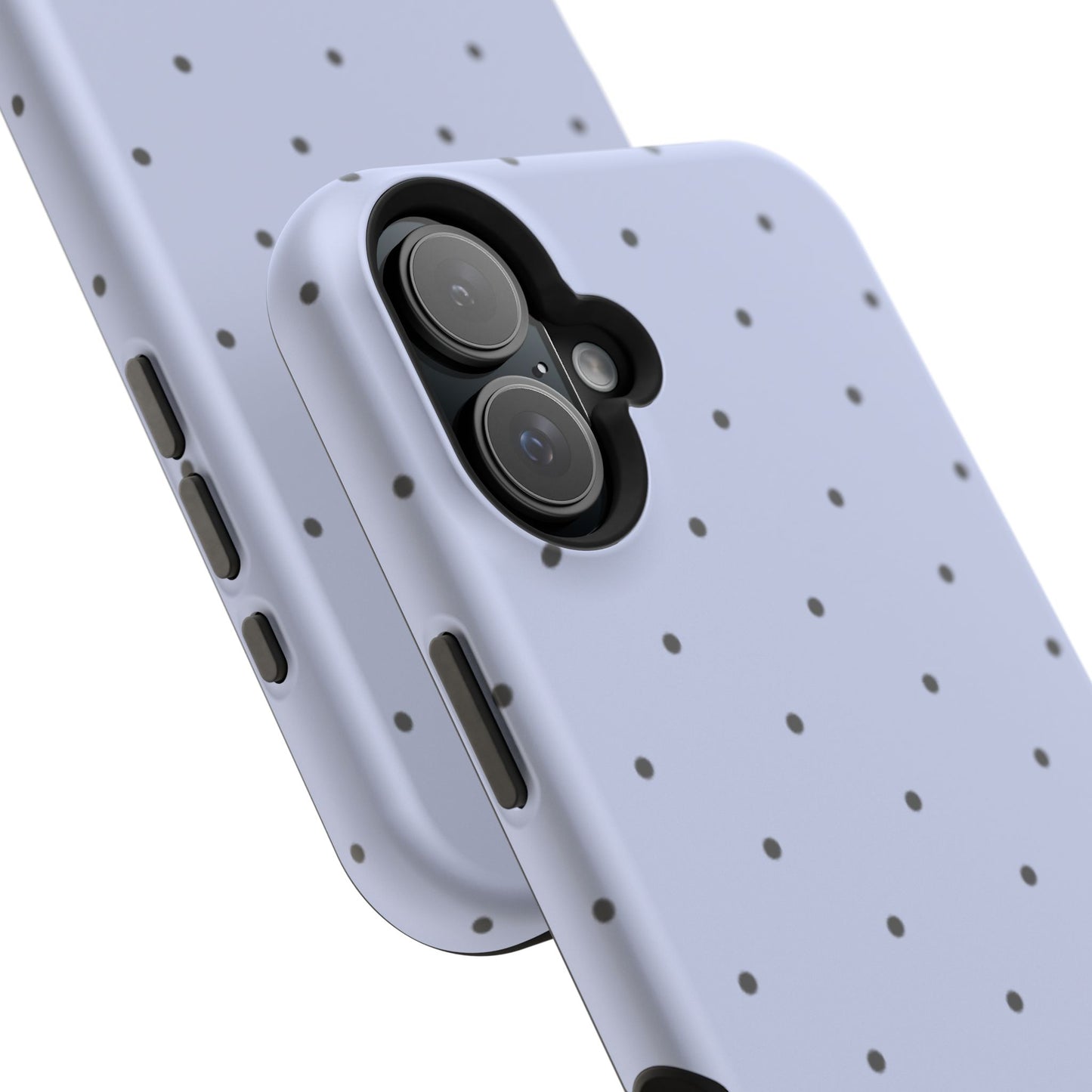 Polka Pop Case in Sabrina Blue + Pastel Black