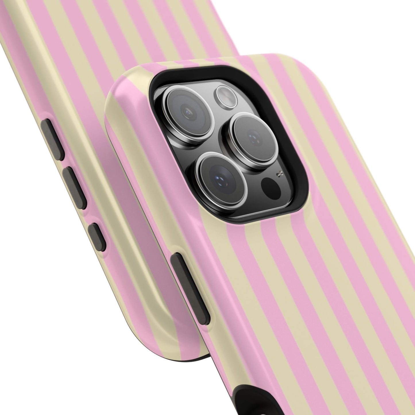 Summer Stripes Case In Sunny Yellow + Perfect Pink