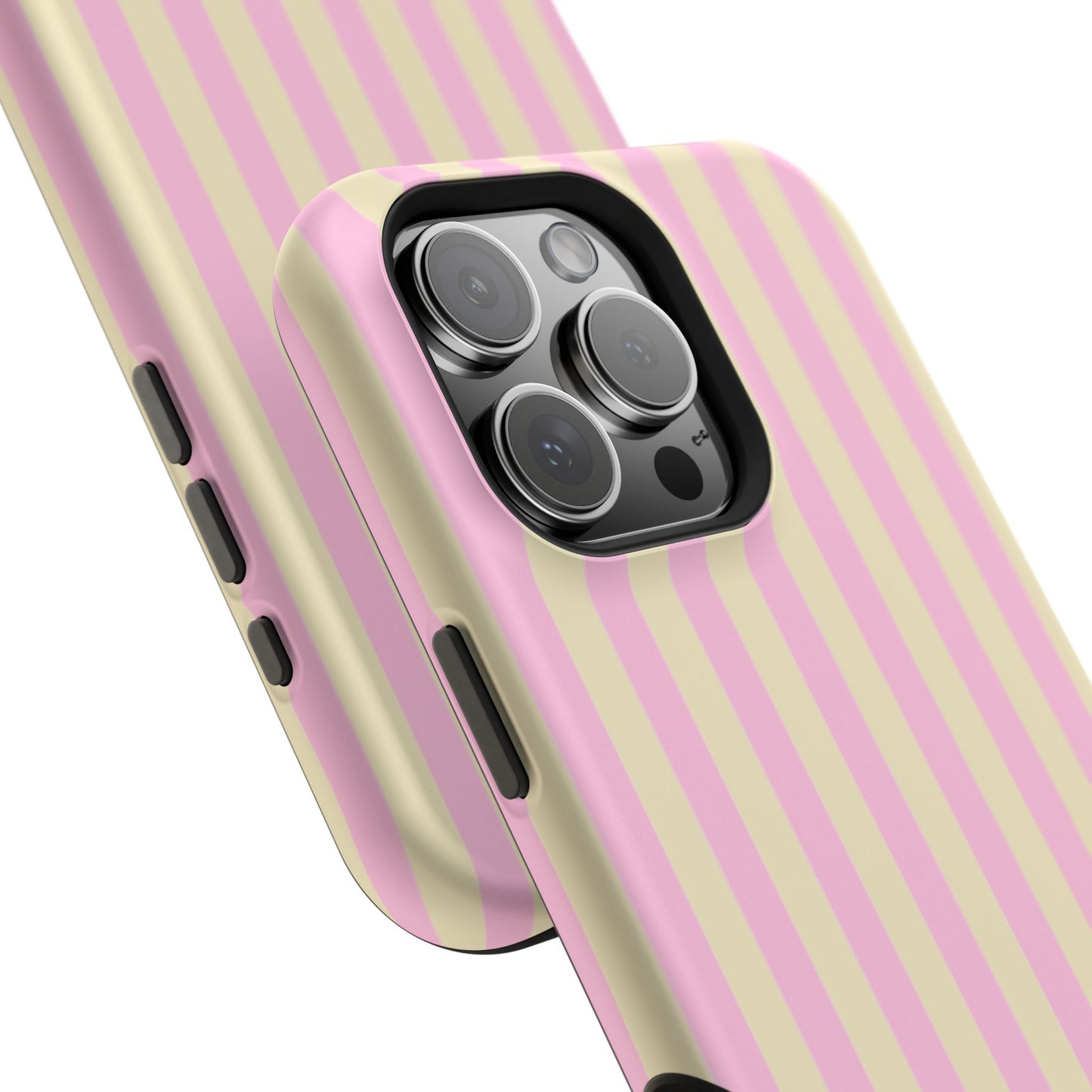 Summer Stripes Case In Sunny Yellow + Perfect Pink