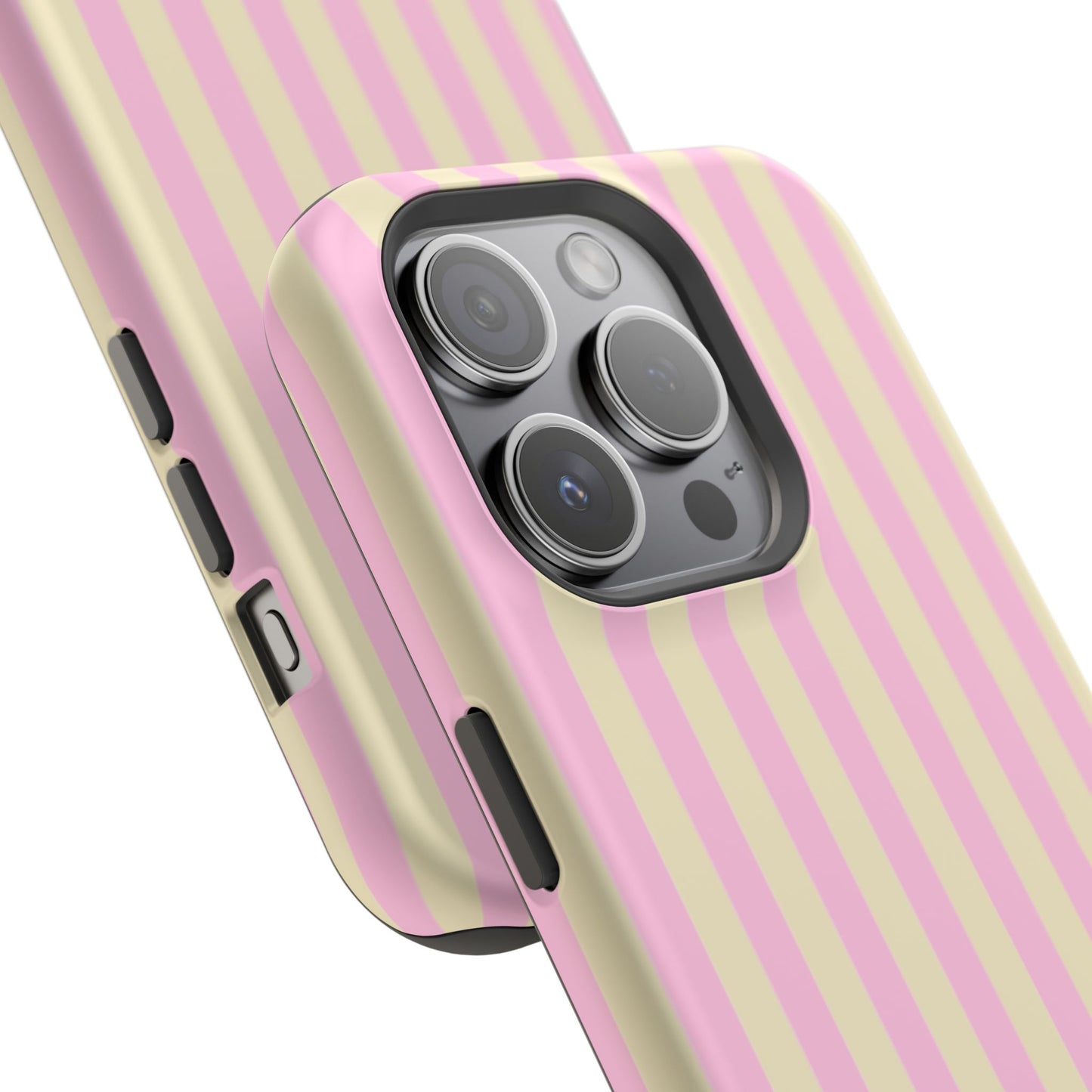 Summer Stripes Case In Sunny Yellow + Perfect Pink