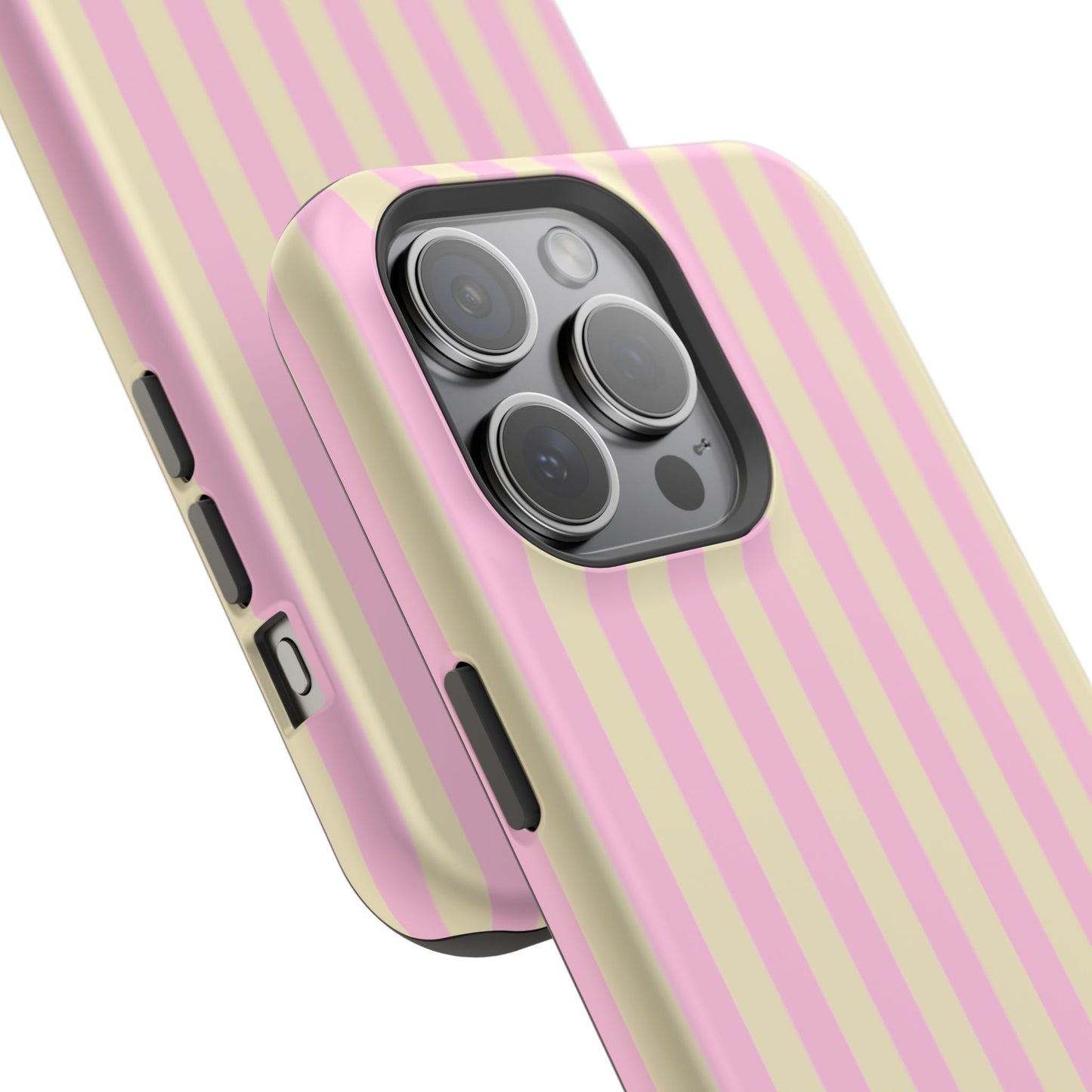 Summer Stripes Case In Sunny Yellow + Perfect Pink
