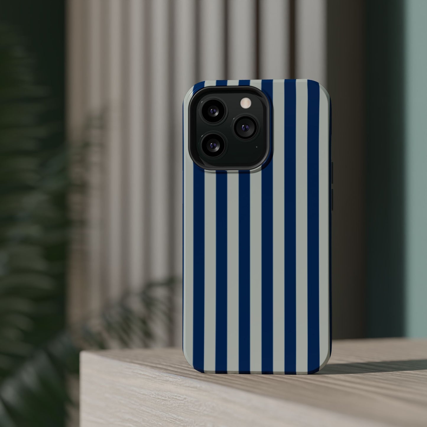 Summer Stripes Case in Dark Blue + Baby Blue