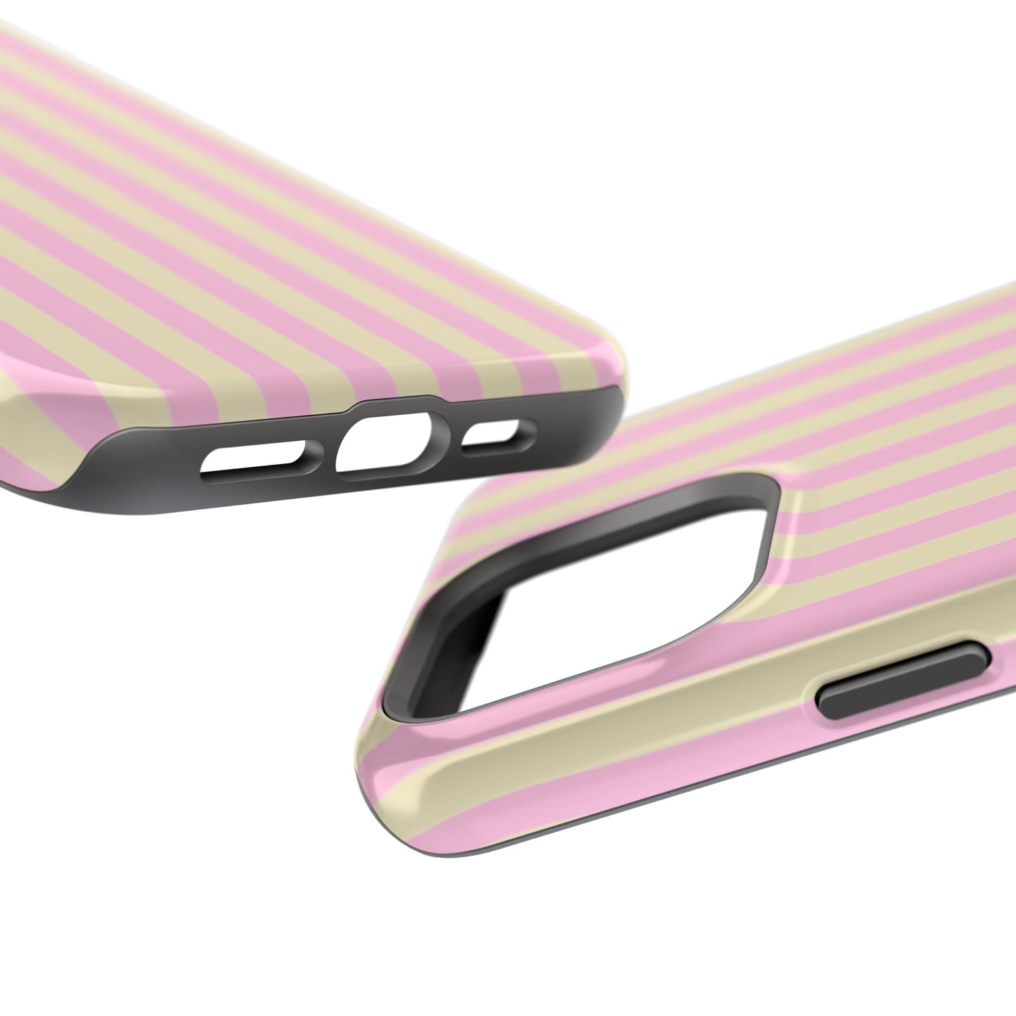 Summer Stripes Case In Sunny Yellow + Perfect Pink