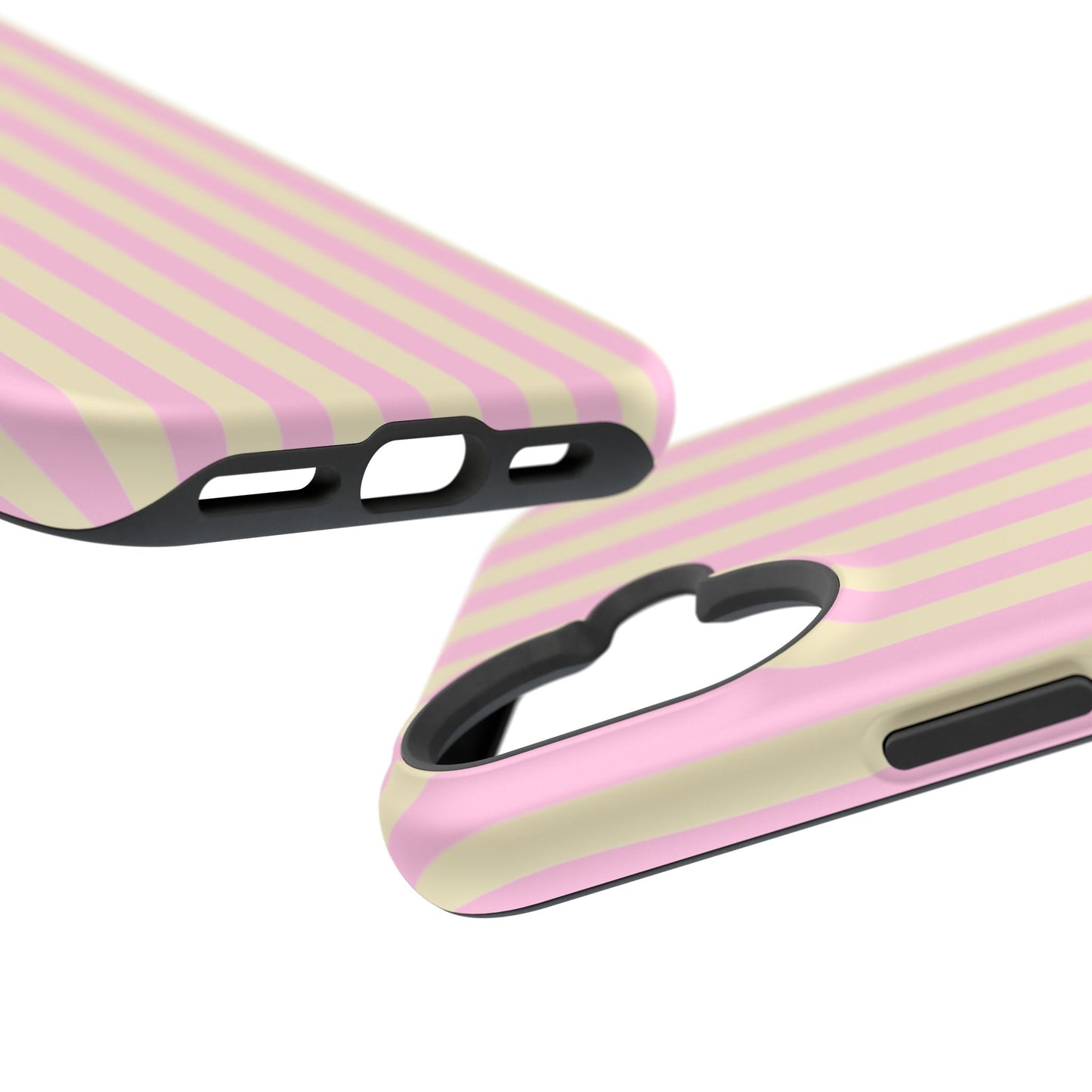Summer Stripes Case In Sunny Yellow + Perfect Pink