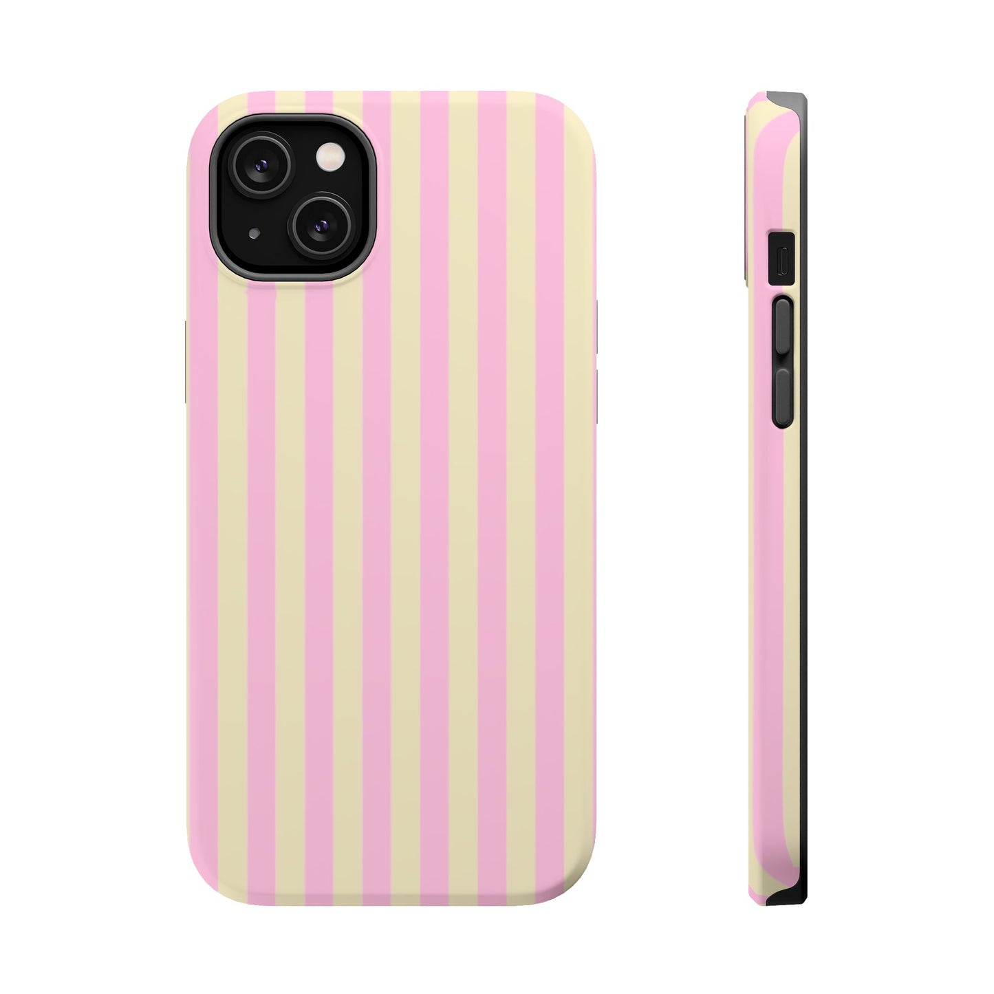 Summer Stripes Case In Sunny Yellow + Perfect Pink