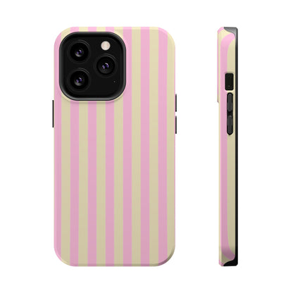 Summer Stripes Case In Sunny Yellow + Perfect Pink