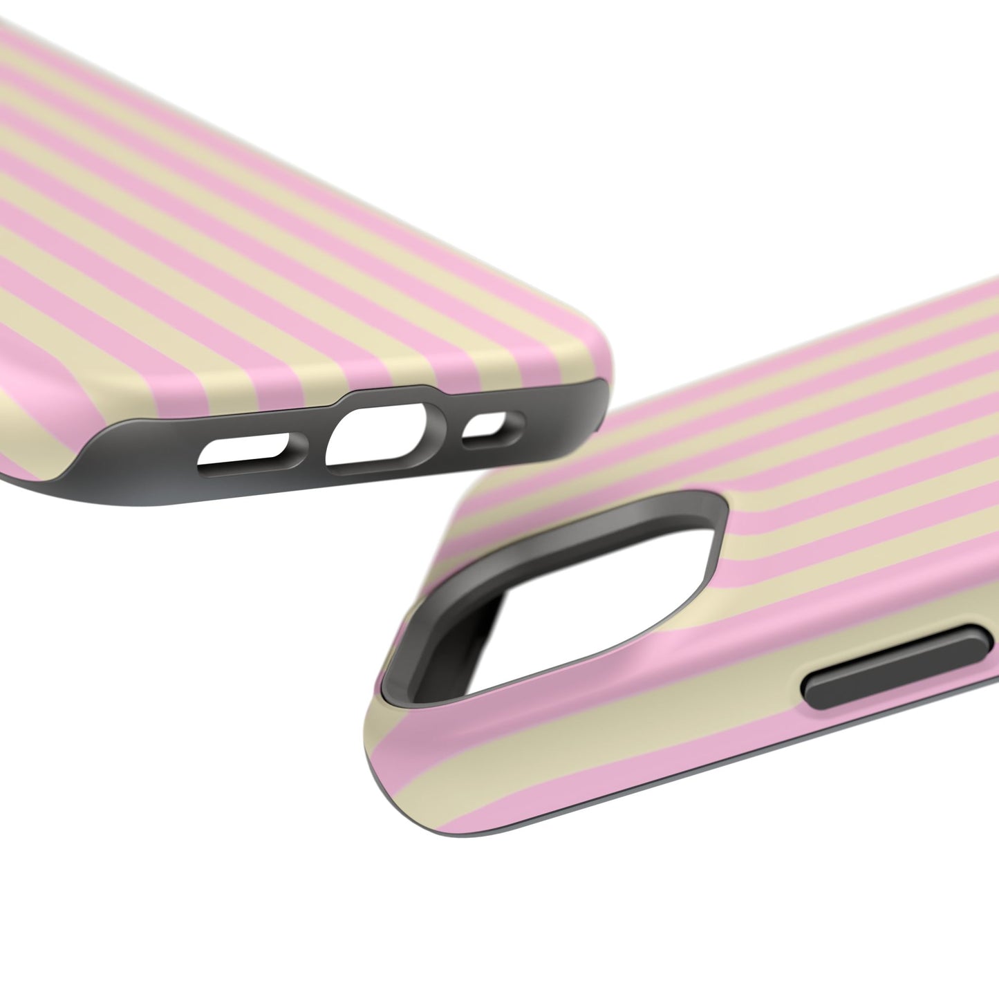 Summer Stripes Case In Sunny Yellow + Perfect Pink