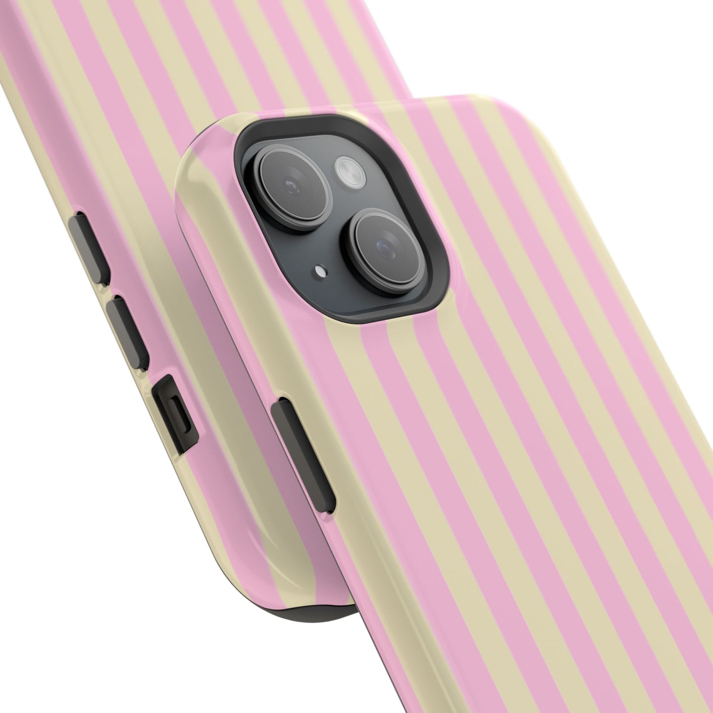 Summer Stripes Case In Sunny Yellow + Perfect Pink