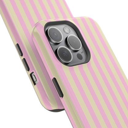 Summer Stripes Case In Sunny Yellow + Perfect Pink
