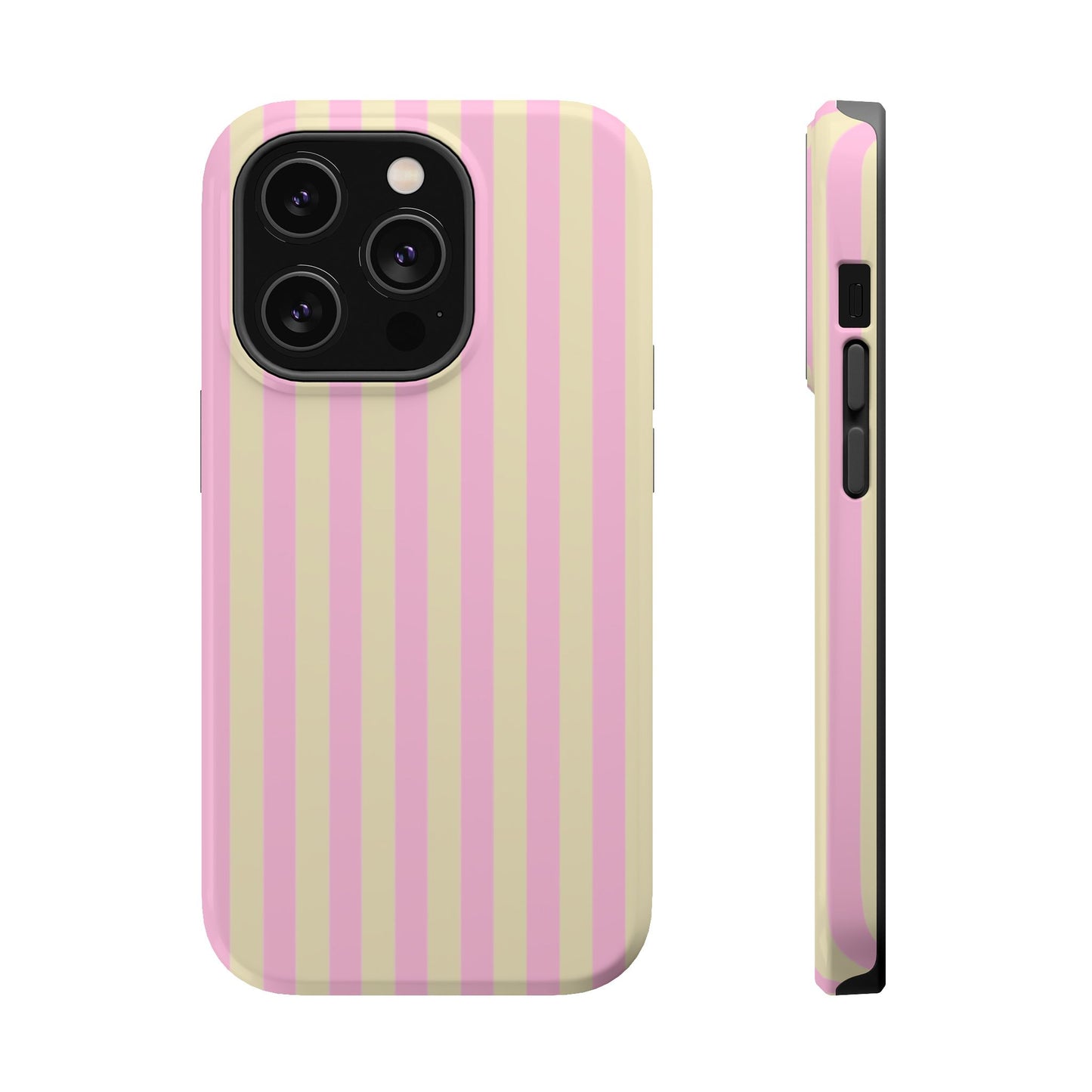 Summer Stripes Case In Sunny Yellow + Perfect Pink