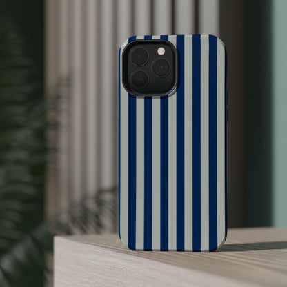 Summer Stripes Case in Dark Blue + Baby Blue