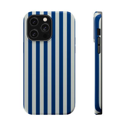 Summer Stripes Case in Dark Blue + Baby Blue