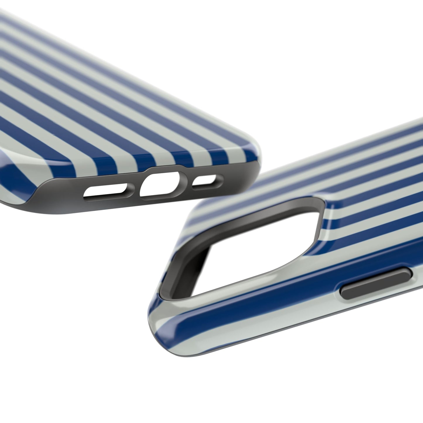 Summer Stripes Case in Dark Blue + Baby Blue