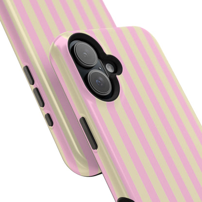 Summer Stripes Case In Sunny Yellow + Perfect Pink