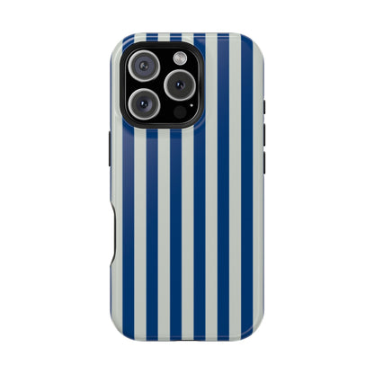 Summer Stripes Case in Dark Blue + Baby Blue