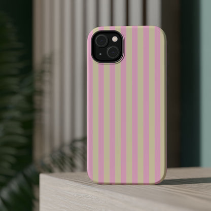 Summer Stripes Case In Sunny Yellow + Perfect Pink