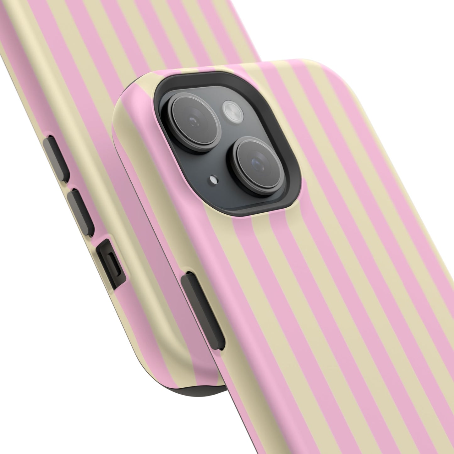 Summer Stripes Case In Sunny Yellow + Perfect Pink