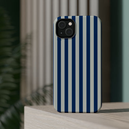 Summer Stripes Case in Dark Blue + Baby Blue