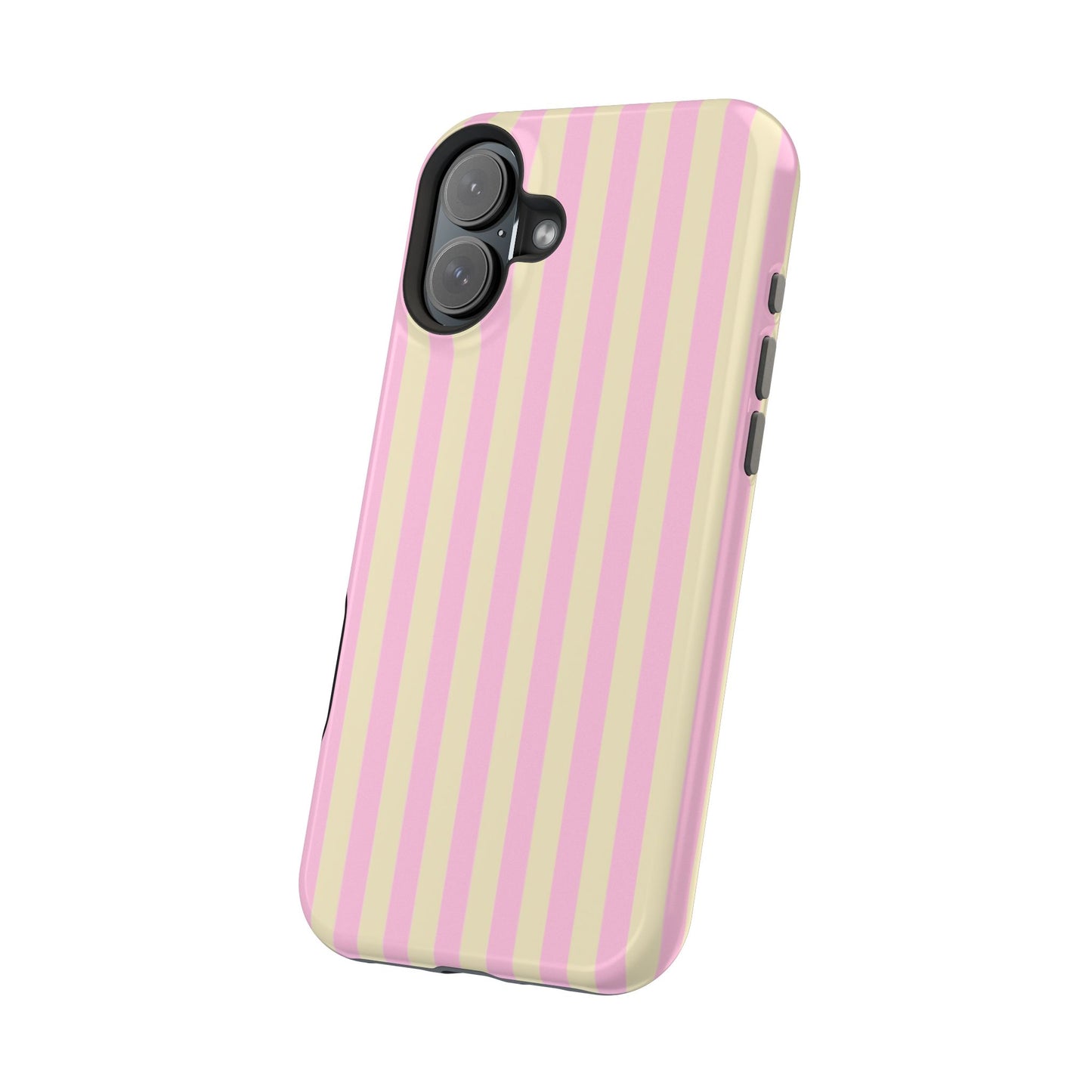 Summer Stripes Case In Sunny Yellow + Perfect Pink