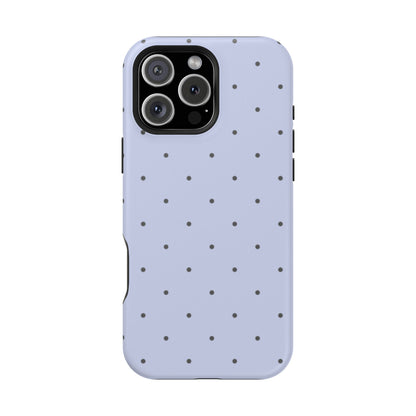 Polka Pop Case in Sabrina Blue + Pastel Black