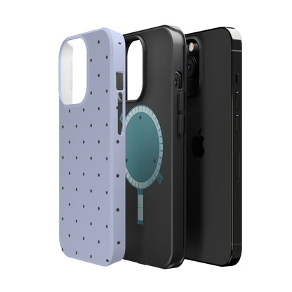 Polka Pop Case in Sabrina Blue + Pastel Black