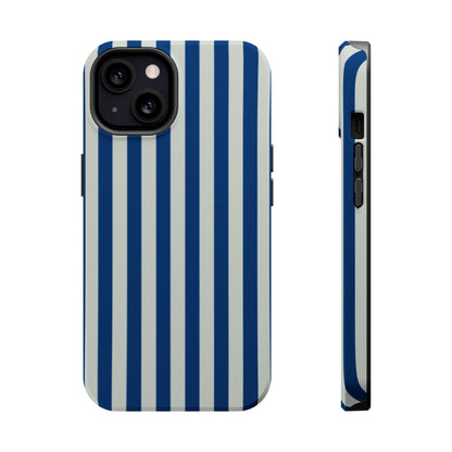 Summer Stripes Case in Dark Blue + Baby Blue