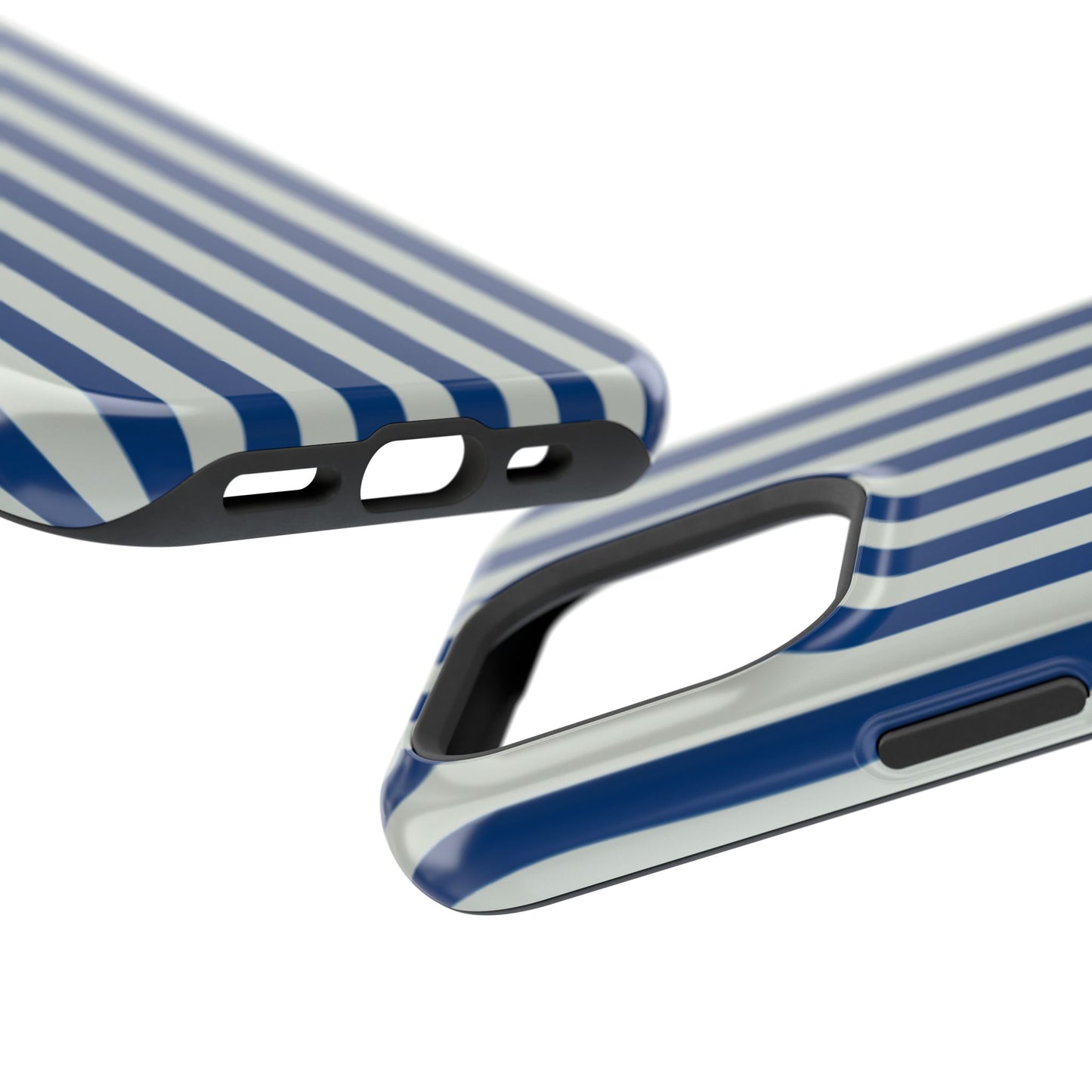 Summer Stripes Case in Dark Blue + Baby Blue