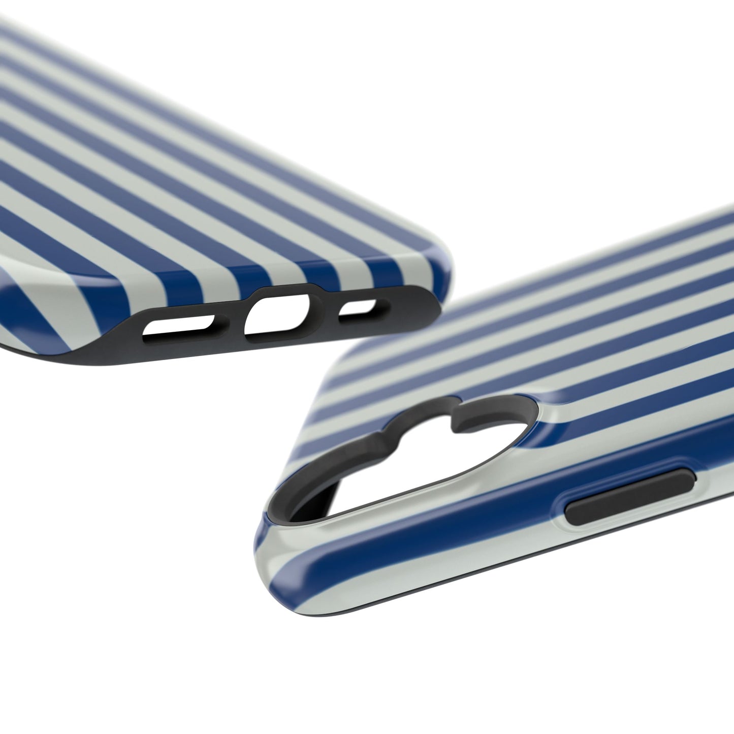Summer Stripes Case in Dark Blue + Baby Blue