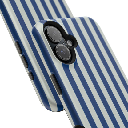 Summer Stripes Case in Dark Blue + Baby Blue