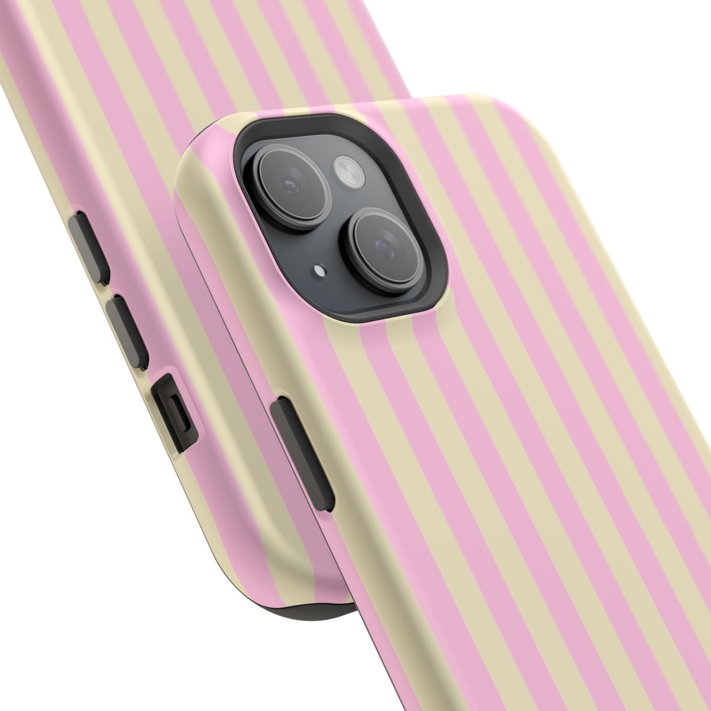 Summer Stripes Case In Sunny Yellow + Perfect Pink