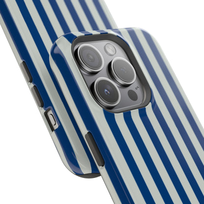 Summer Stripes Case in Dark Blue + Baby Blue