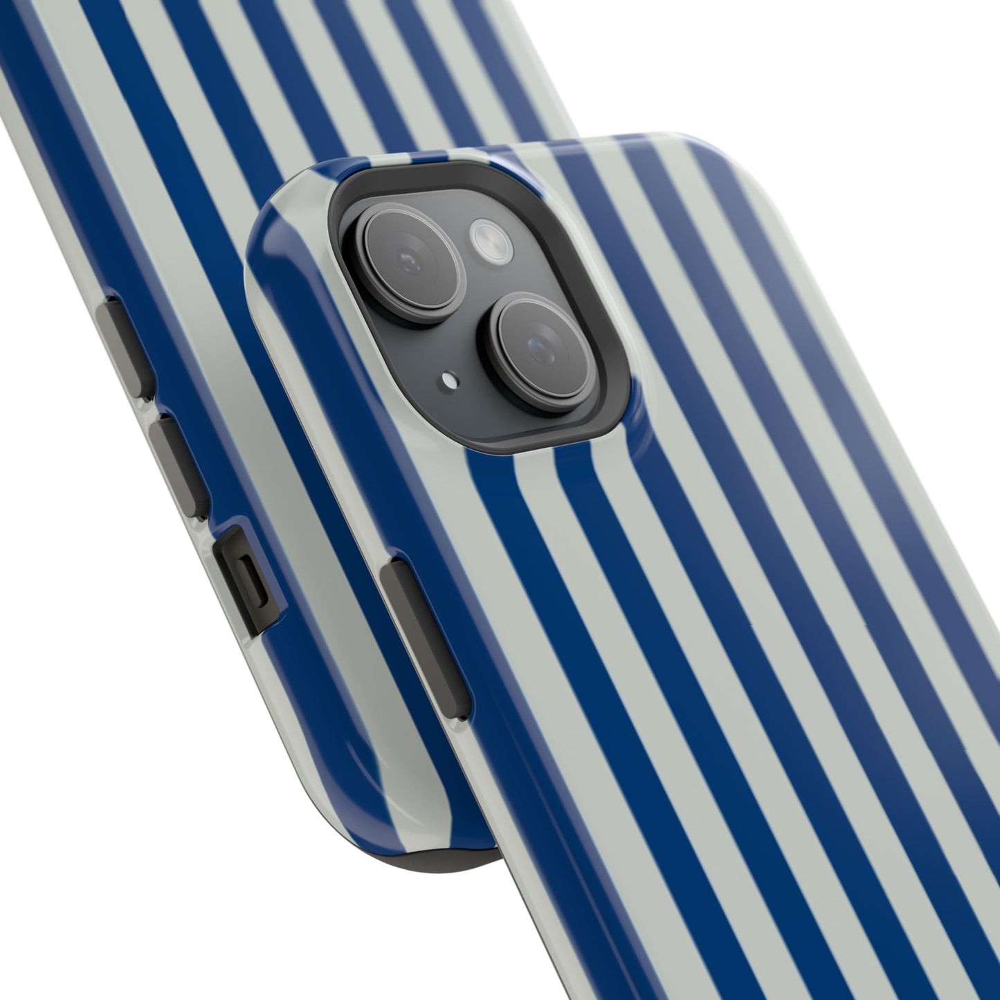 Summer Stripes Case in Dark Blue + Baby Blue