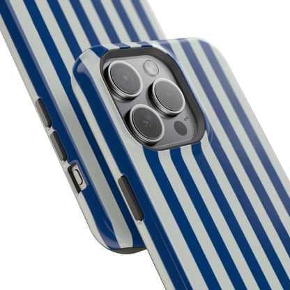 Summer Stripes Case in Dark Blue + Baby Blue