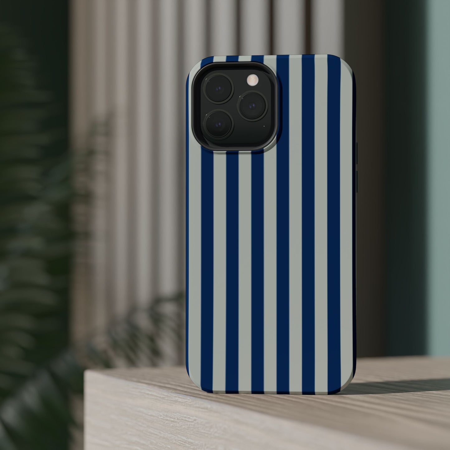 Summer Stripes Case in Dark Blue + Baby Blue