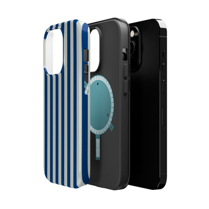 Summer Stripes Case in Dark Blue + Baby Blue