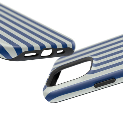 Summer Stripes Case in Dark Blue + Baby Blue
