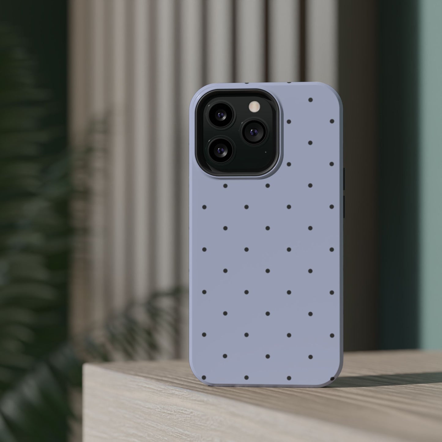 Polka Pop Case in Sabrina Blue + Pastel Black