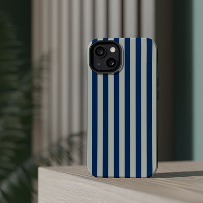 Summer Stripes Case in Dark Blue + Baby Blue