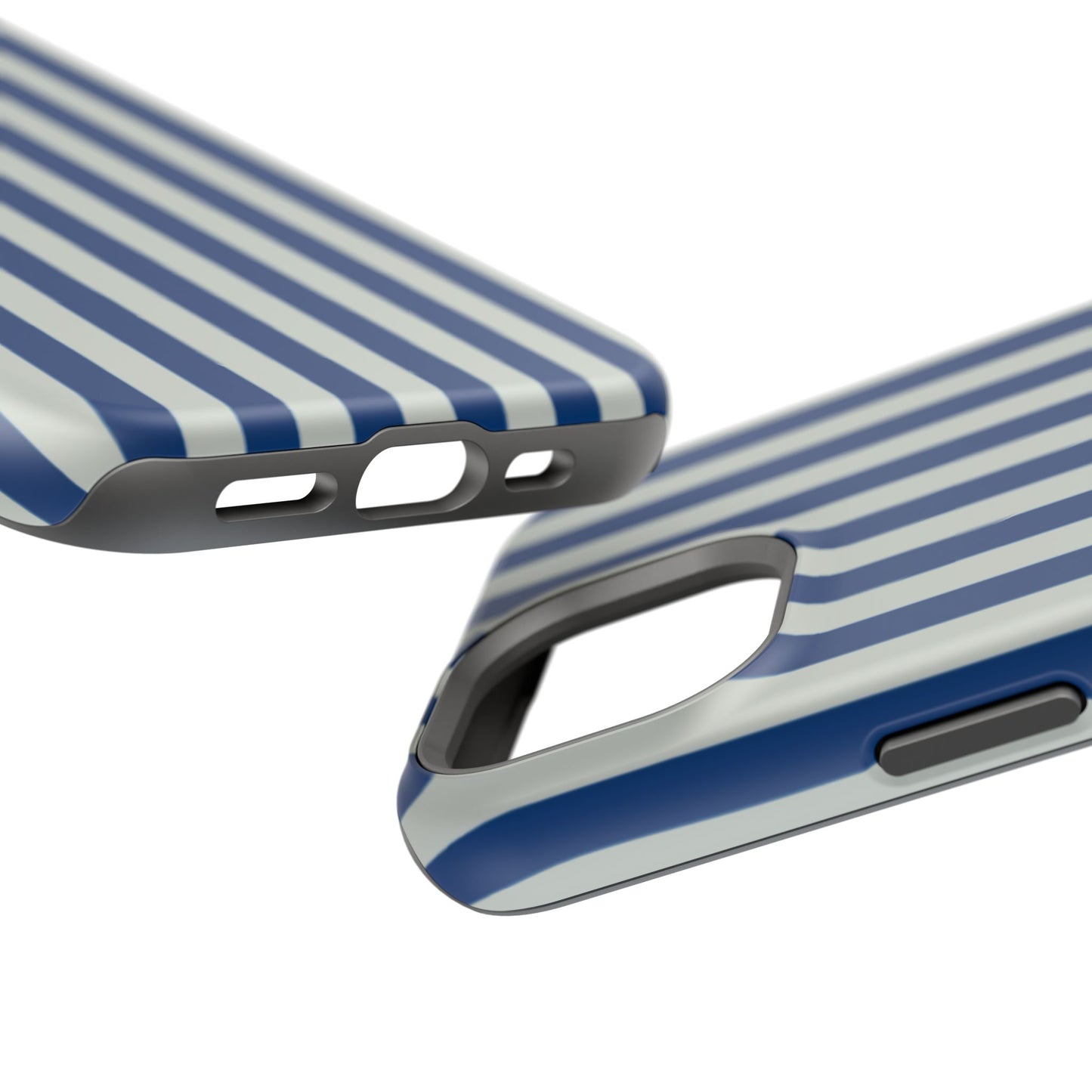 Summer Stripes Case in Dark Blue + Baby Blue