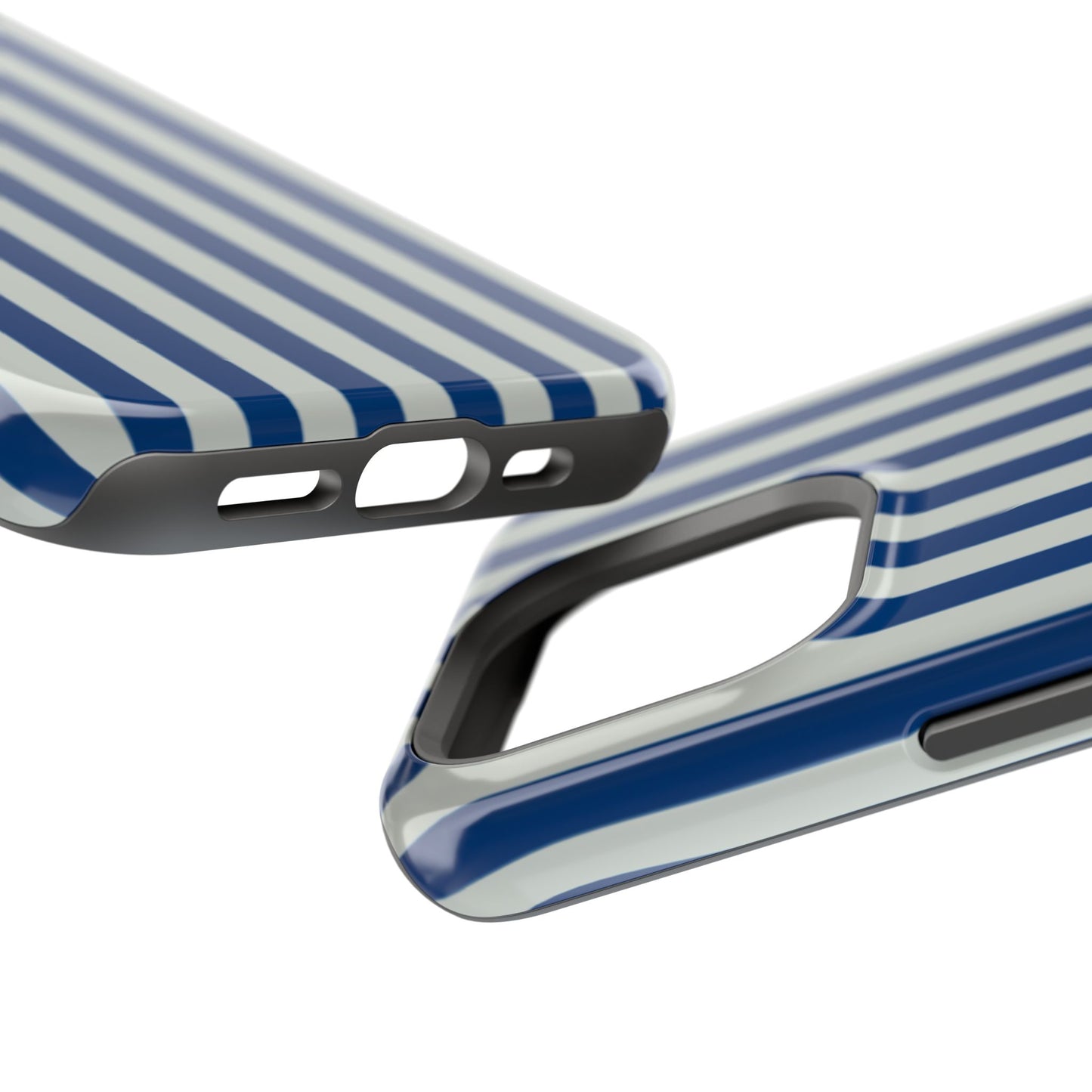 Summer Stripes Case in Dark Blue + Baby Blue