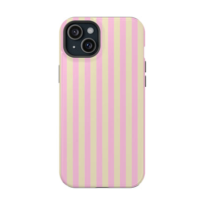 Summer Stripes Case In Sunny Yellow + Perfect Pink