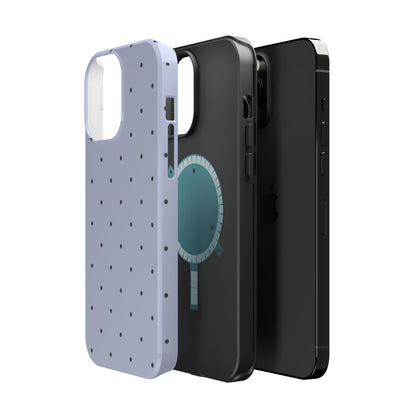 Polka Pop Case in Sabrina Blue + Pastel Black