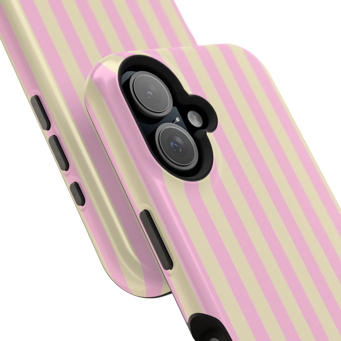 Summer Stripes Case In Sunny Yellow + Perfect Pink