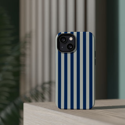 Summer Stripes Case in Dark Blue + Baby Blue
