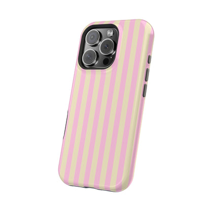 Summer Stripes Case In Sunny Yellow + Perfect Pink